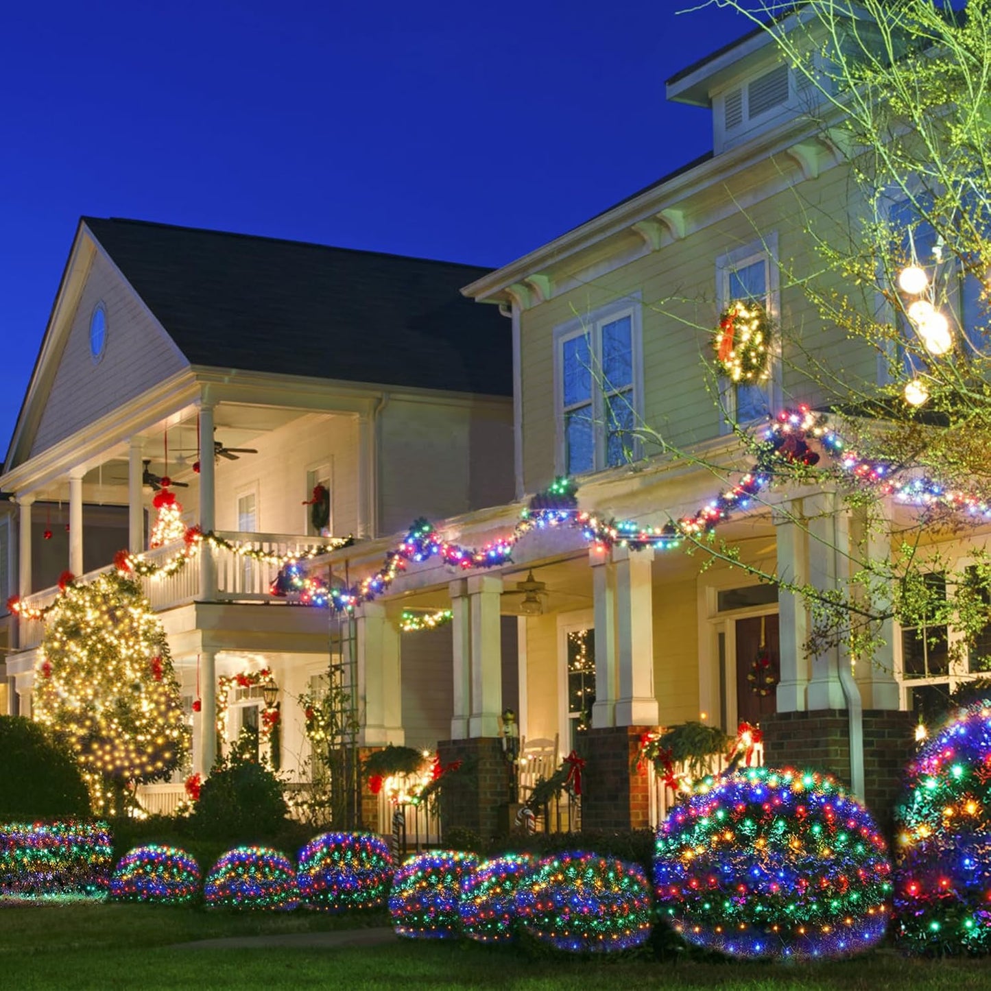 WBao Solar Net Lights – One-Step Holiday Decor for Clutter-Free Yards and Intentional Outdoor Spaces