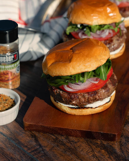 Weber Roasted Garlic & Herb Seasoning – Outdoor BBQ Spice Blend for Patio Grilling, Tailgating, and Camping Trips