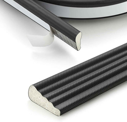Weatherproofing Co. Simple Seal Strip – No Tool Door and Window Draft Stopper, Effortless Peel and Stick