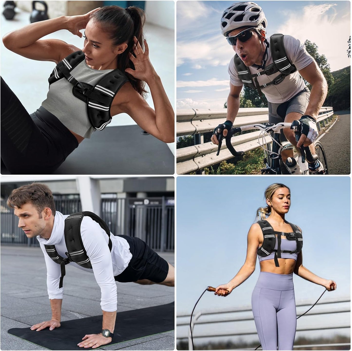 Weighted Vest – Mindful Strength Building for Home Wellness Routines, Comfortable Neoprene for Walking Therapy