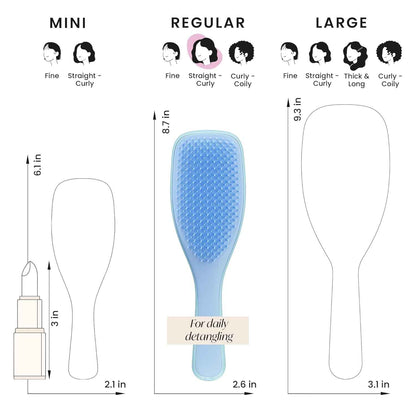 Tangle Teezer Ultimate Detangler Brush – Wind-Down Vanity Essential, Scalp-Friendly Detangling After Warm Showers