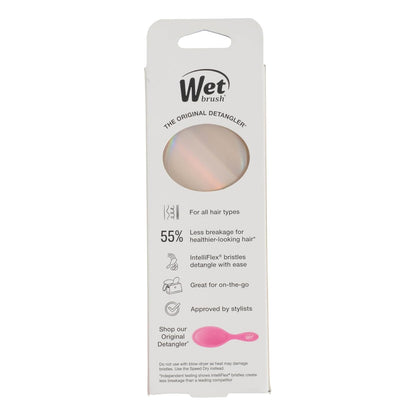 Wet Brush Mini Detangler – Camping and Hotel Hairbrush, Portable Detangler for On-the-Go Touch-Ups
