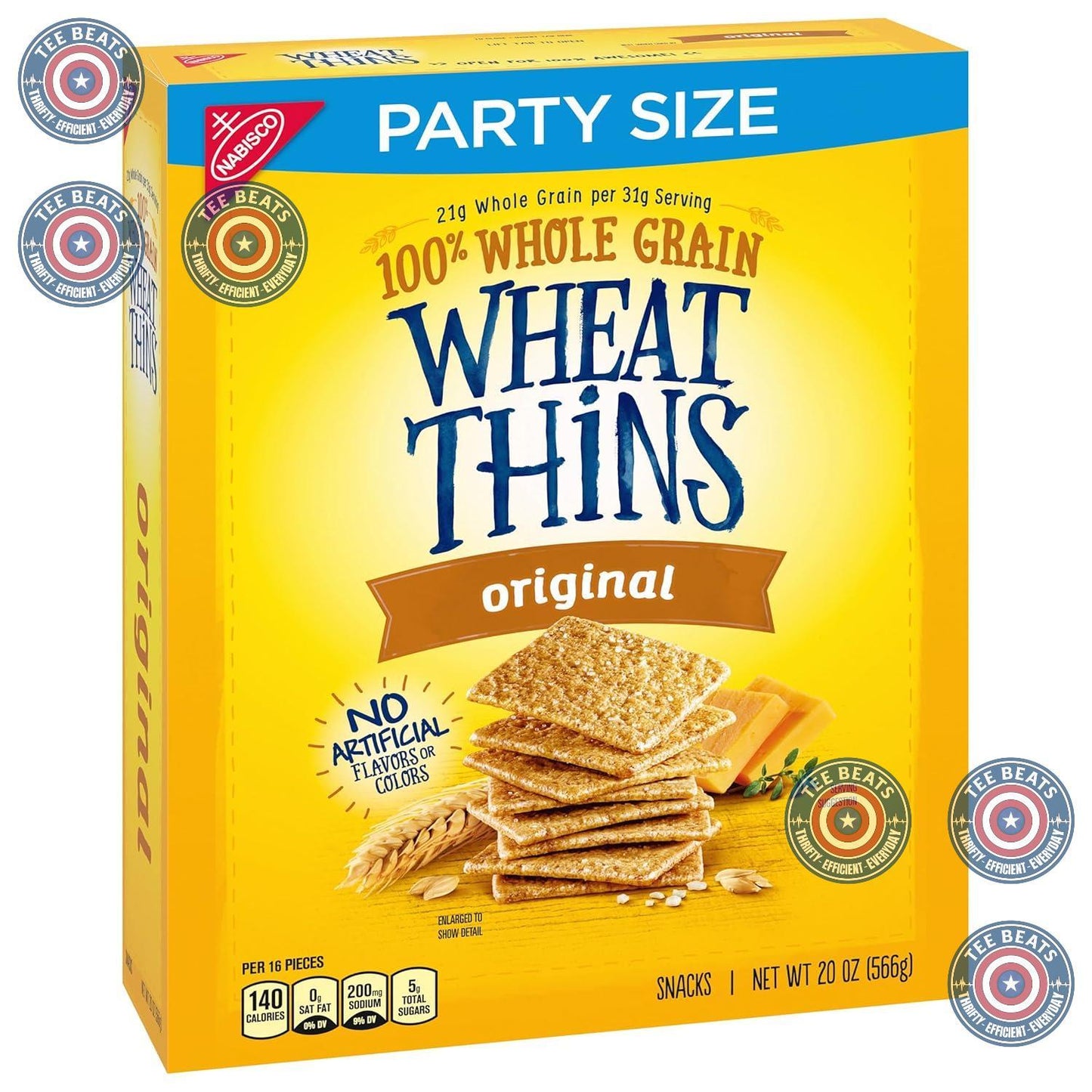Wheat Thins Original Crackers – Camping Trip Snack Cracker for Outdoor Adventures