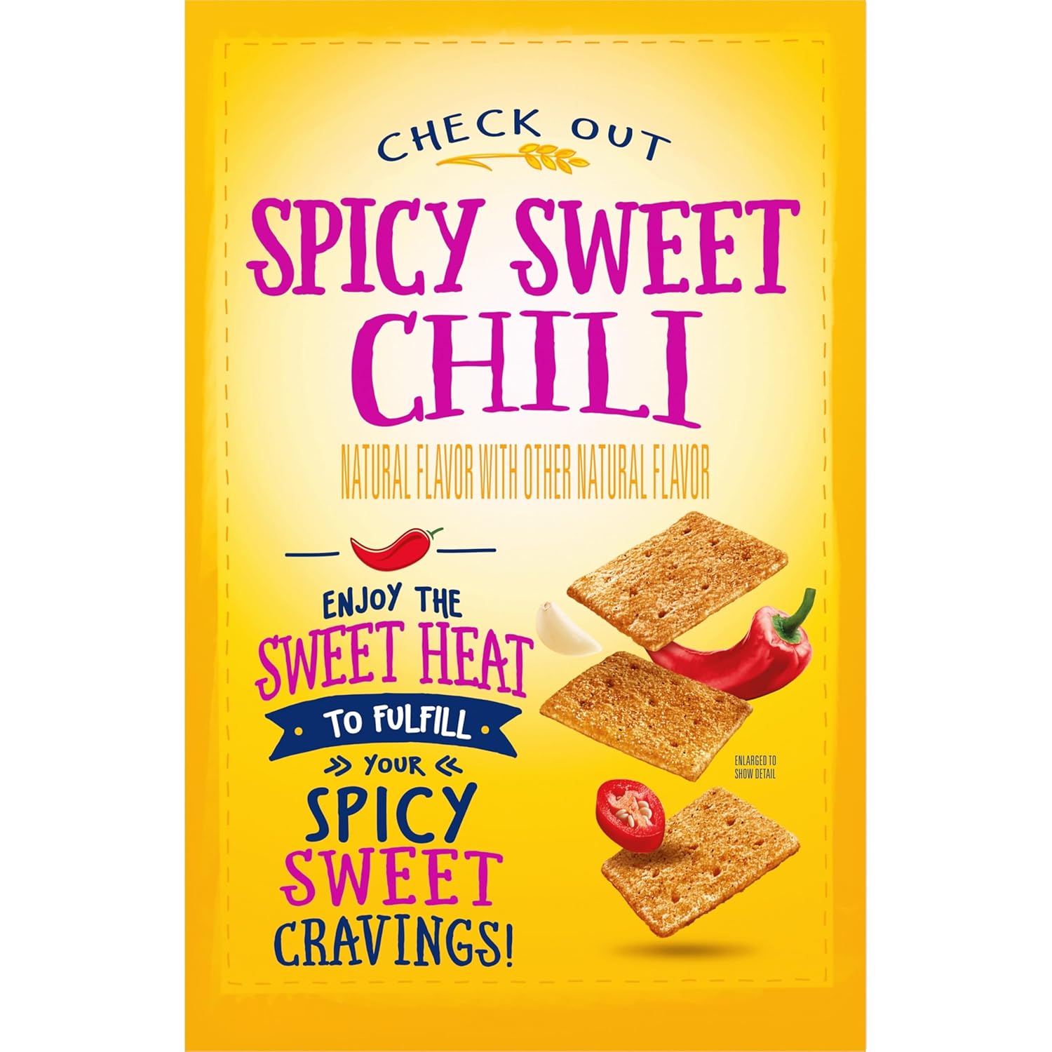 Wheat Thins Spicy Sweet Chili Crackers – Travel-Friendly Spicy-Sweet Crunch for Road Trip Coolers and Camping Trips, 8.5 oz