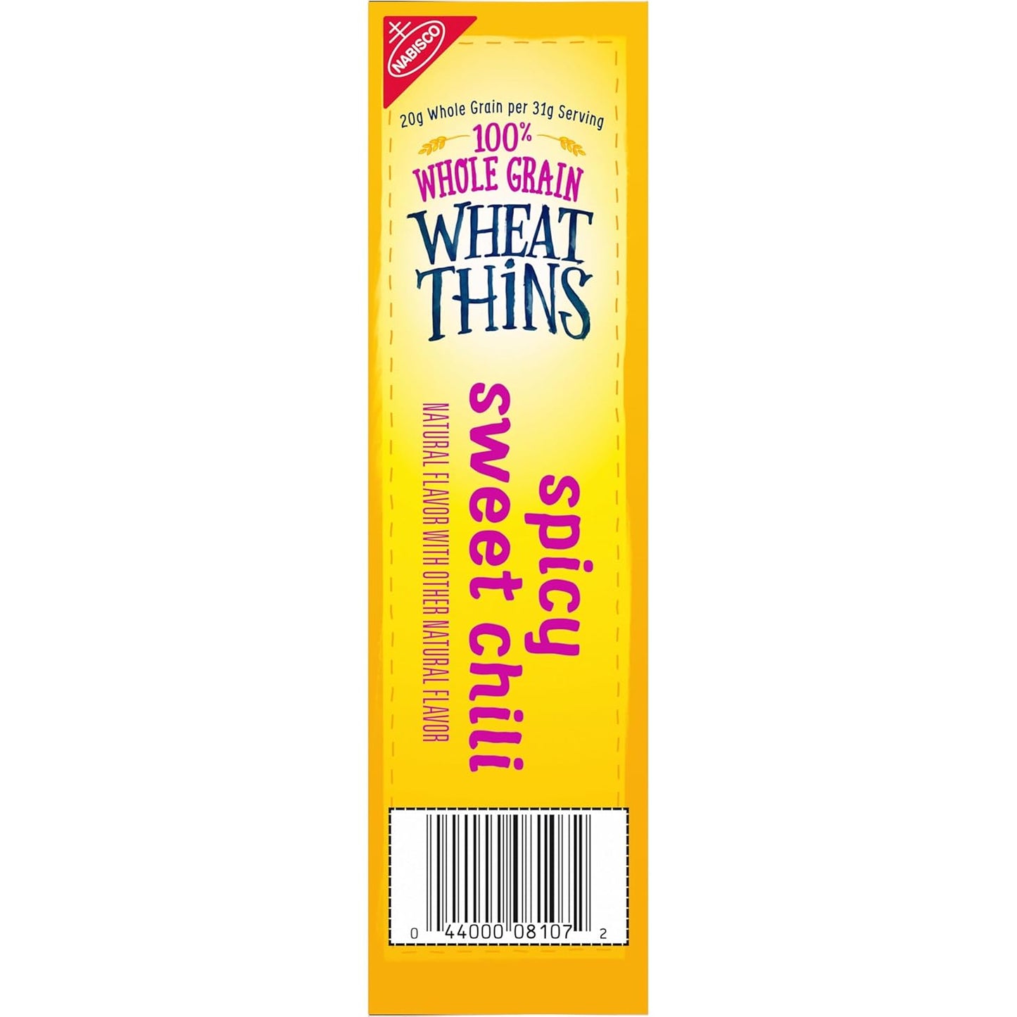 Wheat Thins Spicy Sweet Chili Crackers – Travel-Friendly Spicy-Sweet Crunch for Road Trip Coolers and Camping Trips, 8.5 oz