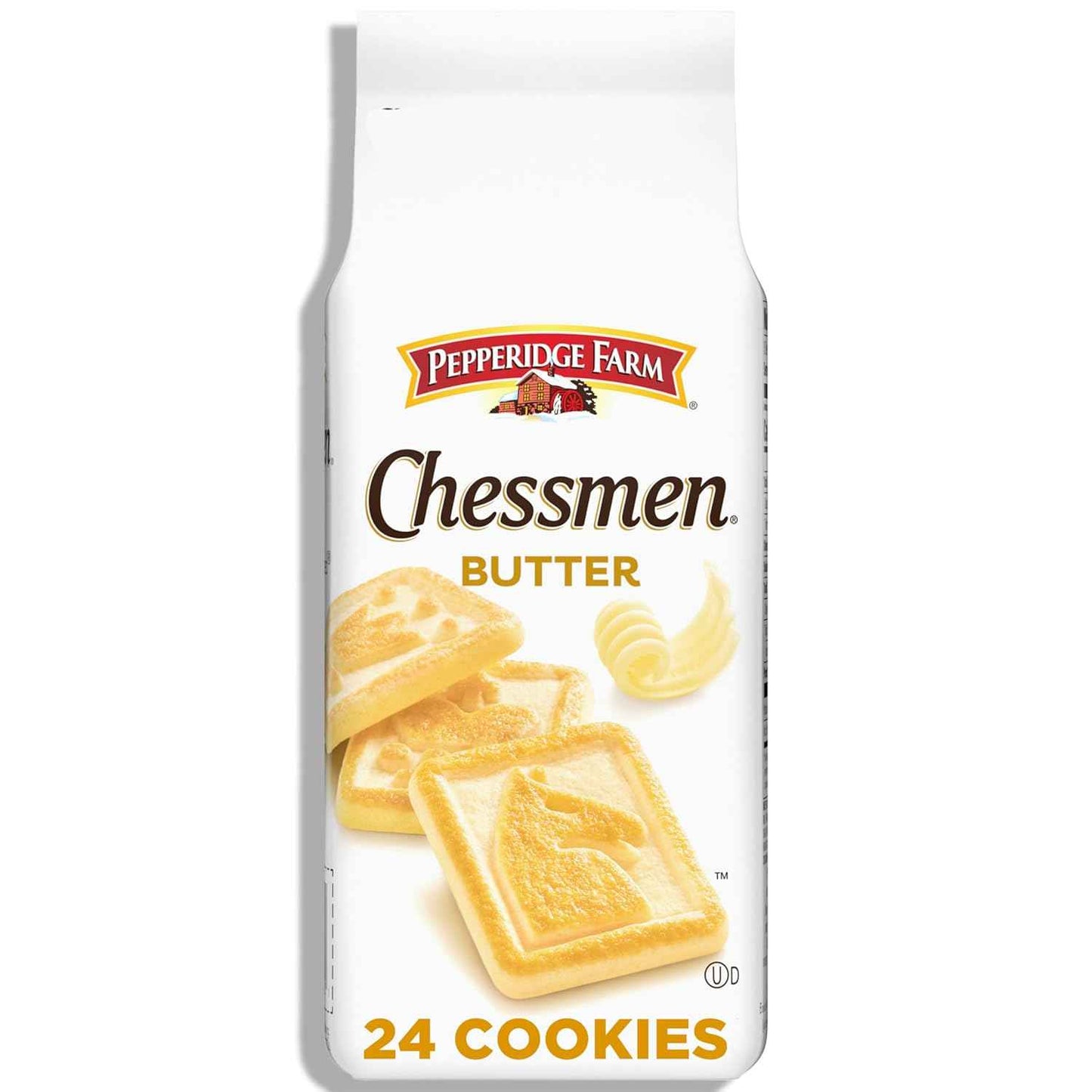 Pepperidge Farm Chessmen Butter Cookies – Lunchbox Snack for Kids, Individually Portioned Shortbread