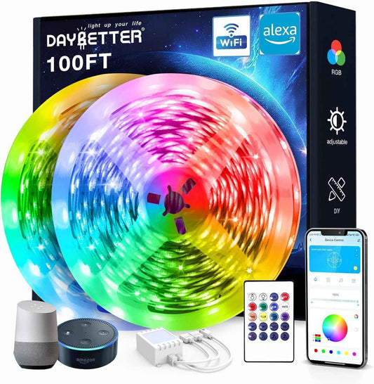 DAYBETTER Smart WiFi LED Strip Lights – Child-Safe 24V Nursery Nightlight Replacement for Kids Bedroom