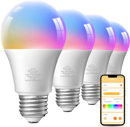 TJOY Smart Light Bulbs – Child Safe Nursery Lighting, Cool Touch LED with Auto Timer and Schedule
