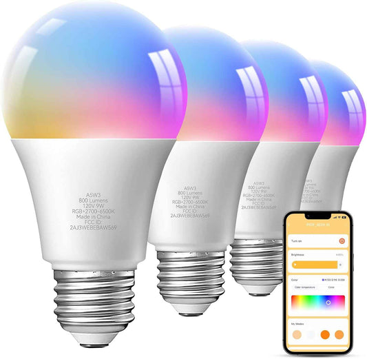 TJOY Smart Light Bulbs – Child Safe Nursery Lighting, Cool Touch LED with Auto Timer and Schedule