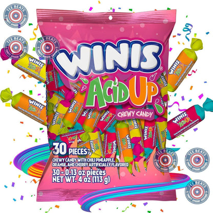 Winis Chewy Taffy Candy Gift Bag – Authentic Mexican-Style Treats for Coworkers, Classmates, and Party Hosts