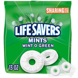 LIFE SAVERS Wint-O-Green Mints – Office Breakroom Candy Dish Staple, 13 oz Sharing Bag