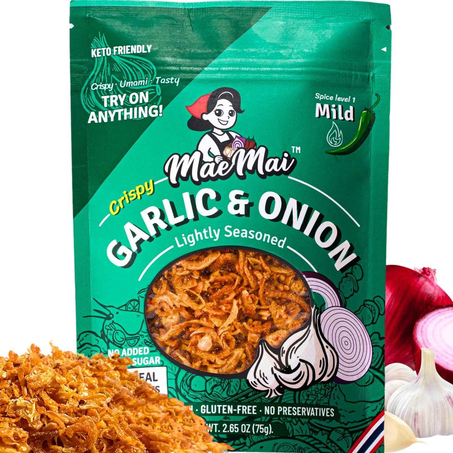 MaeMai MILD Spice – Quick Umami Boost for Work-From-Home Lunches, No-Prep Ramen Topper