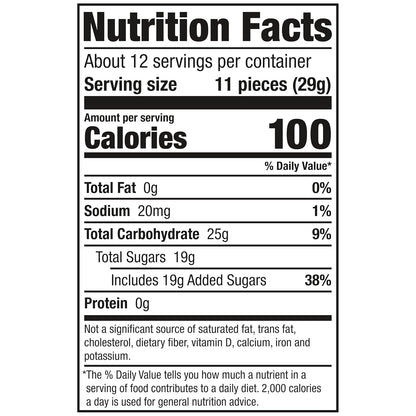 Wonka Jujyfruits Classic Five Flavor Gummy Candy, 12oz Resealable Birthday Gift Bag for Her, Him, and Hosts