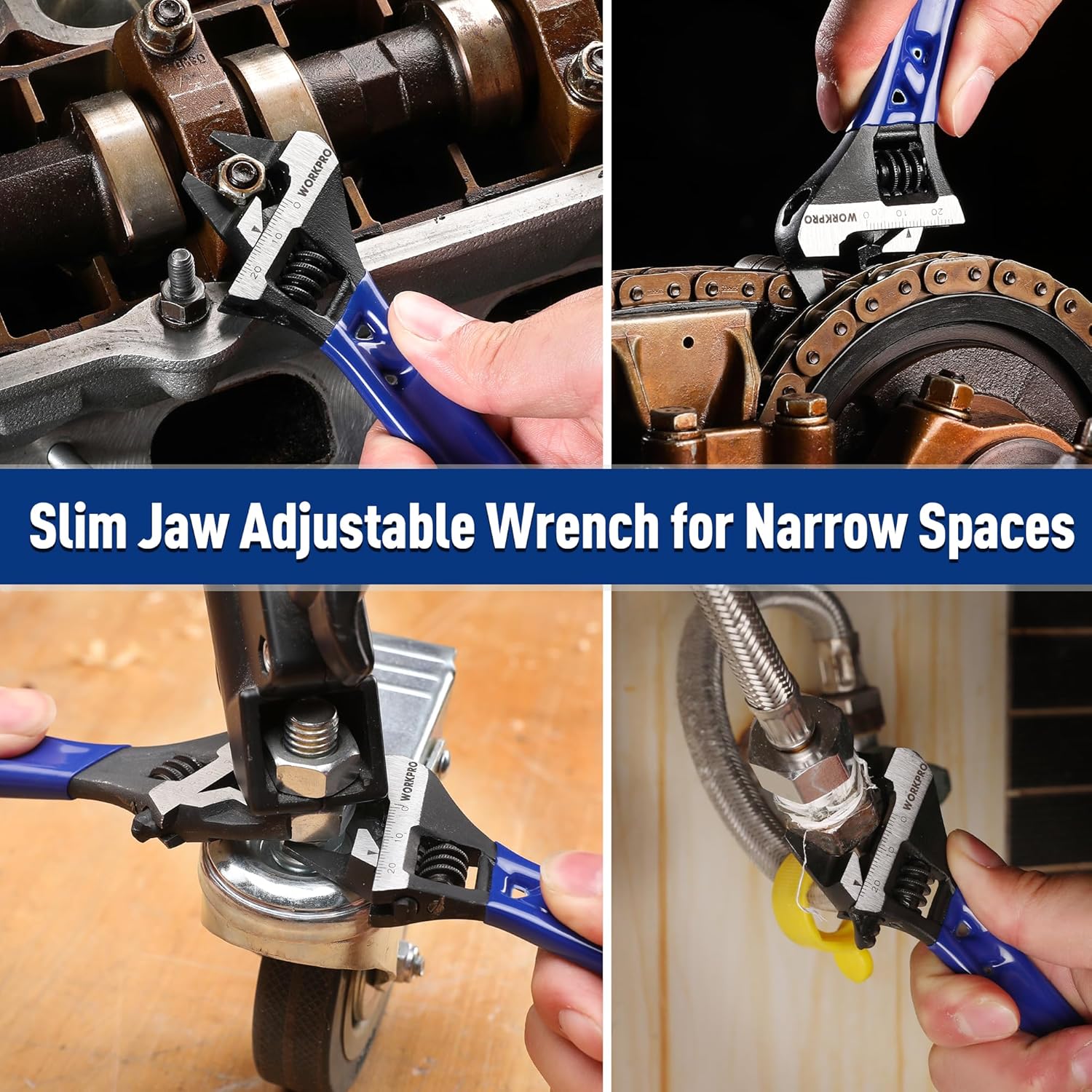 WORKPRO 4-Inch Stubby Wrench – Minimalist Single-Tool Replacement for Cluttered Tool Drawers