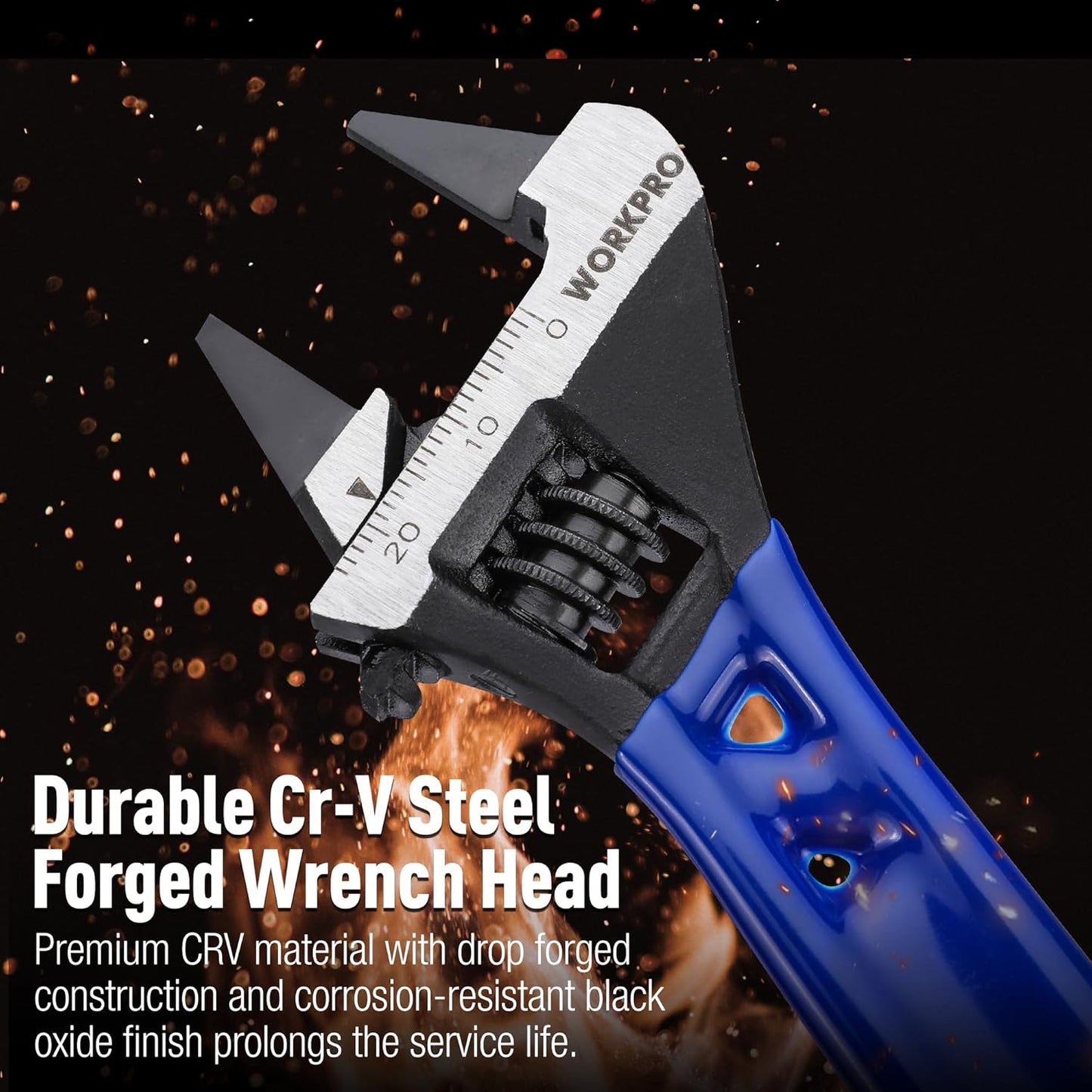 WORKPRO 4-Inch Stubby Wrench – Minimalist Single-Tool Replacement for Cluttered Tool Drawers