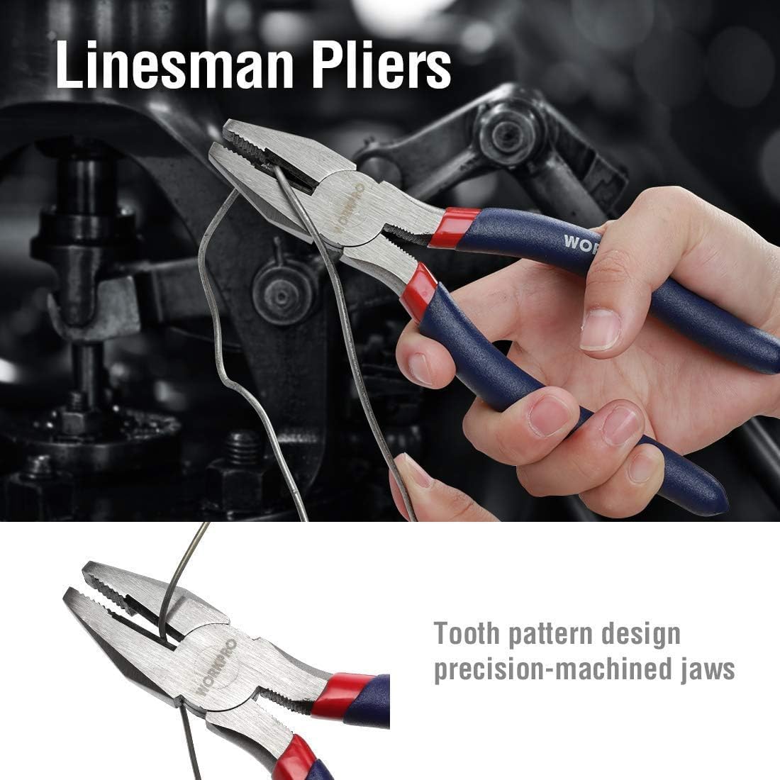 WORKPRO ANSI-Certified 6-Piece Pliers and Wrench Set – Safe DIY Tools for Home Repair Confidence