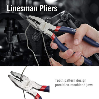 WORKPRO ANSI-Certified 6-Piece Pliers and Wrench Set – Safe DIY Tools for Home Repair Confidence