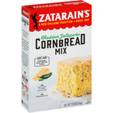 Zatarain's Cheddar Jalapeño Cornbread Mix – Fast Family Dinner Shortcut for the Family Kitchen, 12 Muffins or 8-Inch Pan