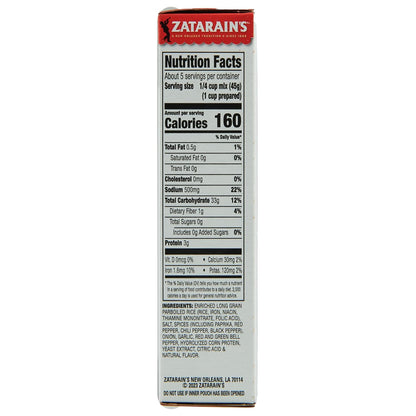 Zatarain's Jambalaya 8 oz Box – No MSG Added Creole Rice Mix for Family Wellness Dinners