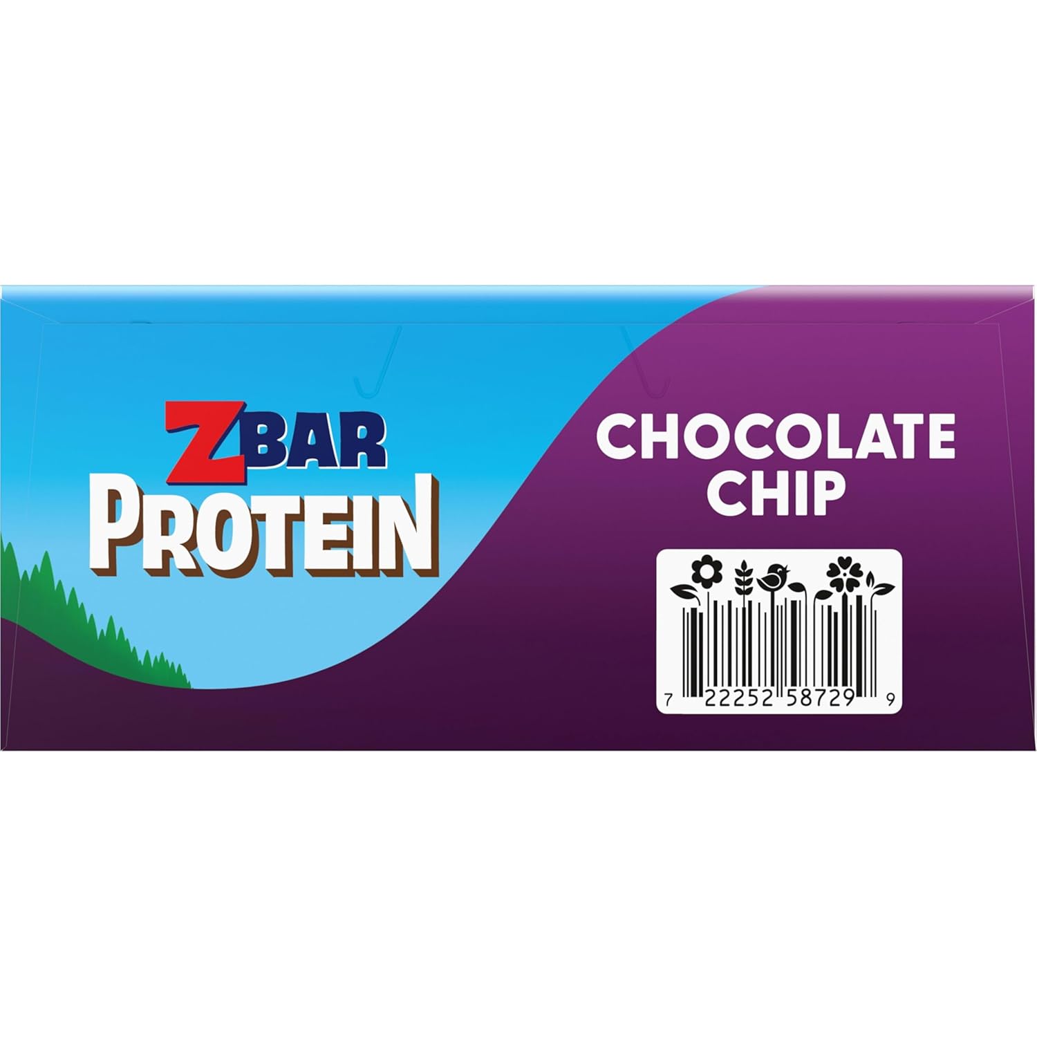 Zbar Protein Chocolate Chip Bars - Clean Label Kids Snack with Organic Oats and No Artificial Preservatives, 5g Protein (15 Pack)