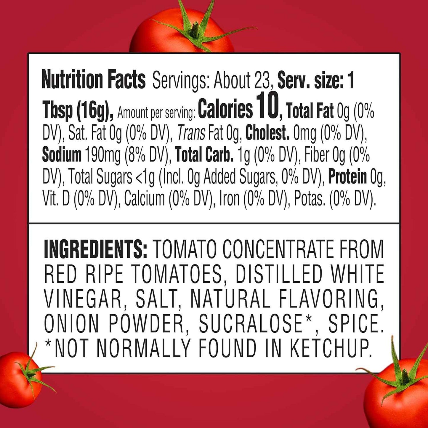 Heinz No Sugar Added Ketchup – Kid-Friendly Dip for Nuggets, Fries, and Lunchboxes