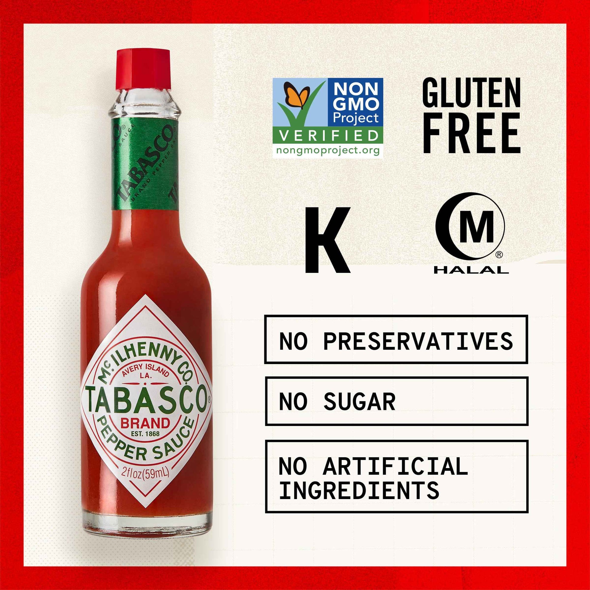 Tabasco Green Jalapeño Pepper Sauce – Gluten Free Flavor Boost for Clean Eating Meal Prep, 5 oz