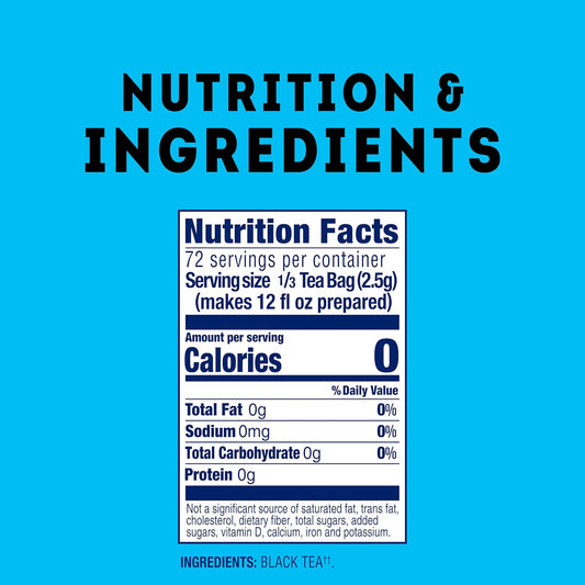 zero calories and no added sugar per serving