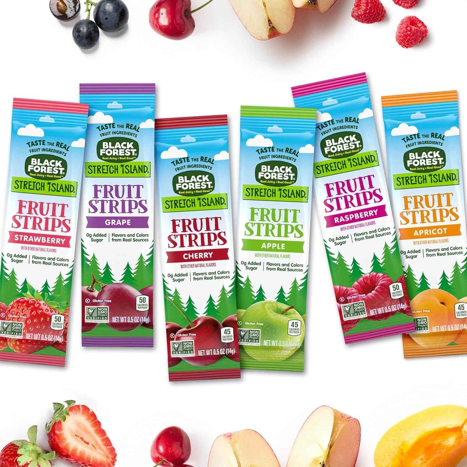 Stretch Island Fruit Strips – Simple Grab-and-Go Snack Drawer Essential, Zero Added Sugar 48 Count