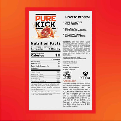 PURE KICK Energy Singles To Go – Stocking Stuffer Energy Mix, 72 Count Bulk Gift