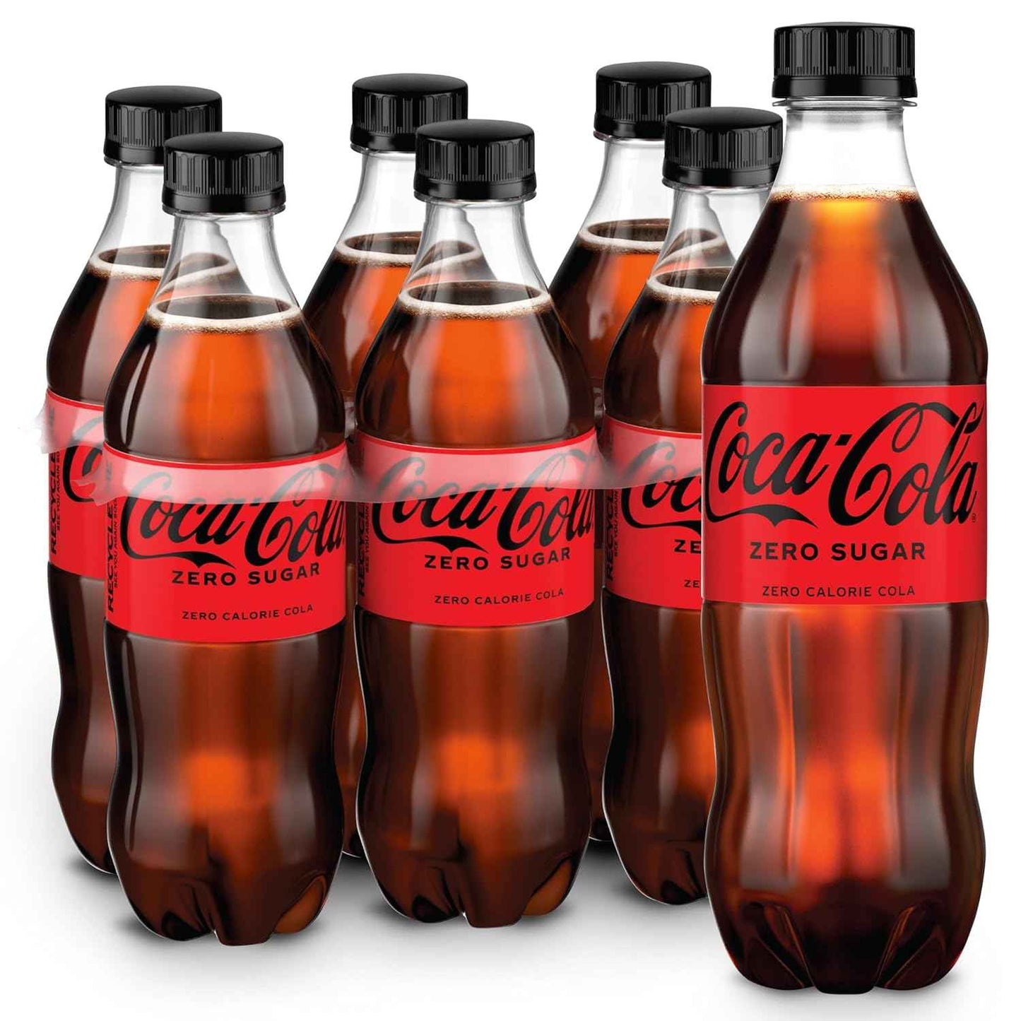 Coca-Cola Coke Zero Sugar Soda 16.9 fl oz 6 Pack – Guilt-Free Cola for Lunch Break and Dinner Pairing