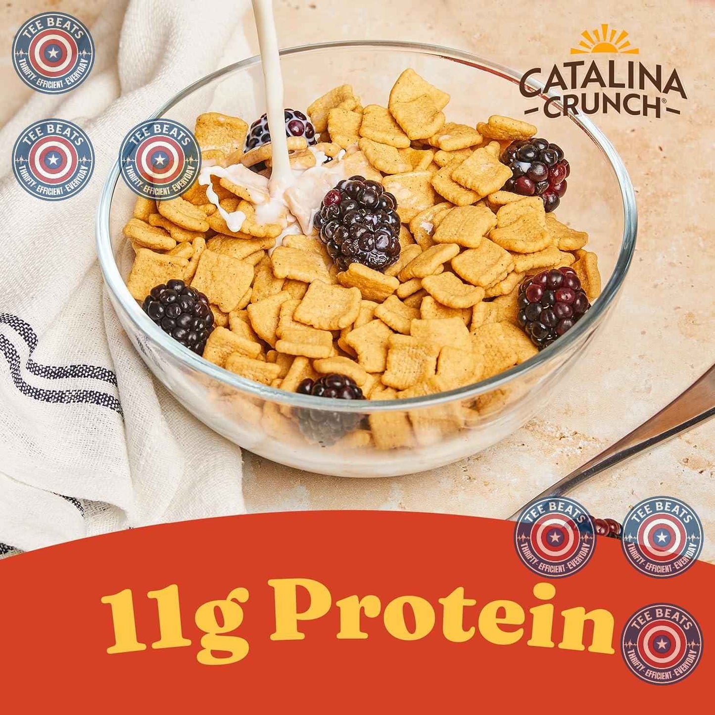 Catalina Crunch Protein Cereal – Clean-Eater's Diabetic Breakfast Swap for Daily Blood Sugar Wellness, Keto Cinnamon Toast