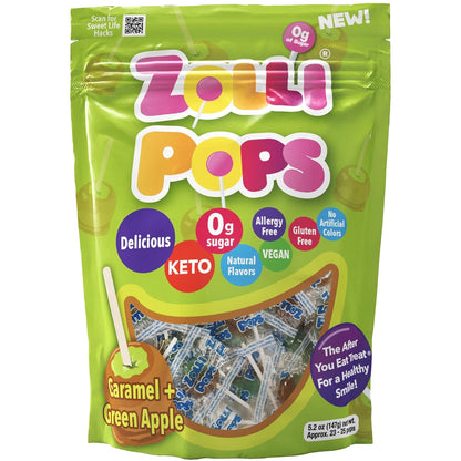 Zollipops Xylitol Lollipops for Adults – Low-Carb Sweet Craving Fix for After-Dinner and Bedtime Ritual