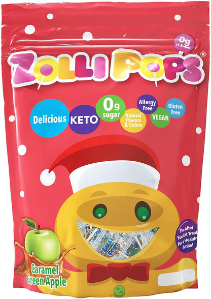 Zollipops Xylitol Lollipops for Adults – Low-Carb Sweet Craving Fix for After-Dinner and Bedtime Ritual